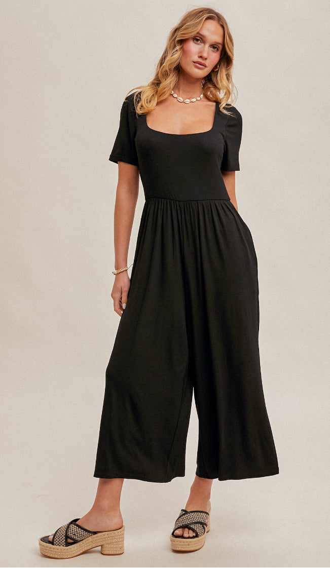 Square Neck Jumpsuit