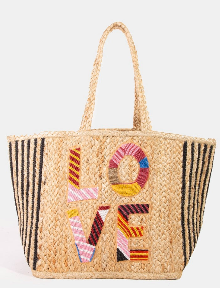 Straw Tote Bag