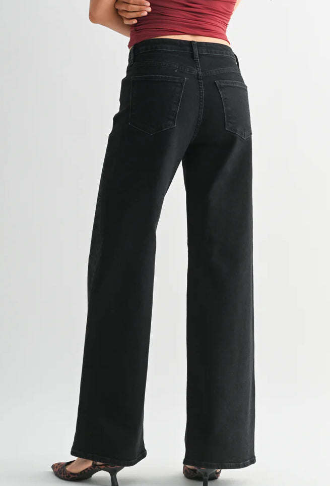 Stretchy Wide Leg