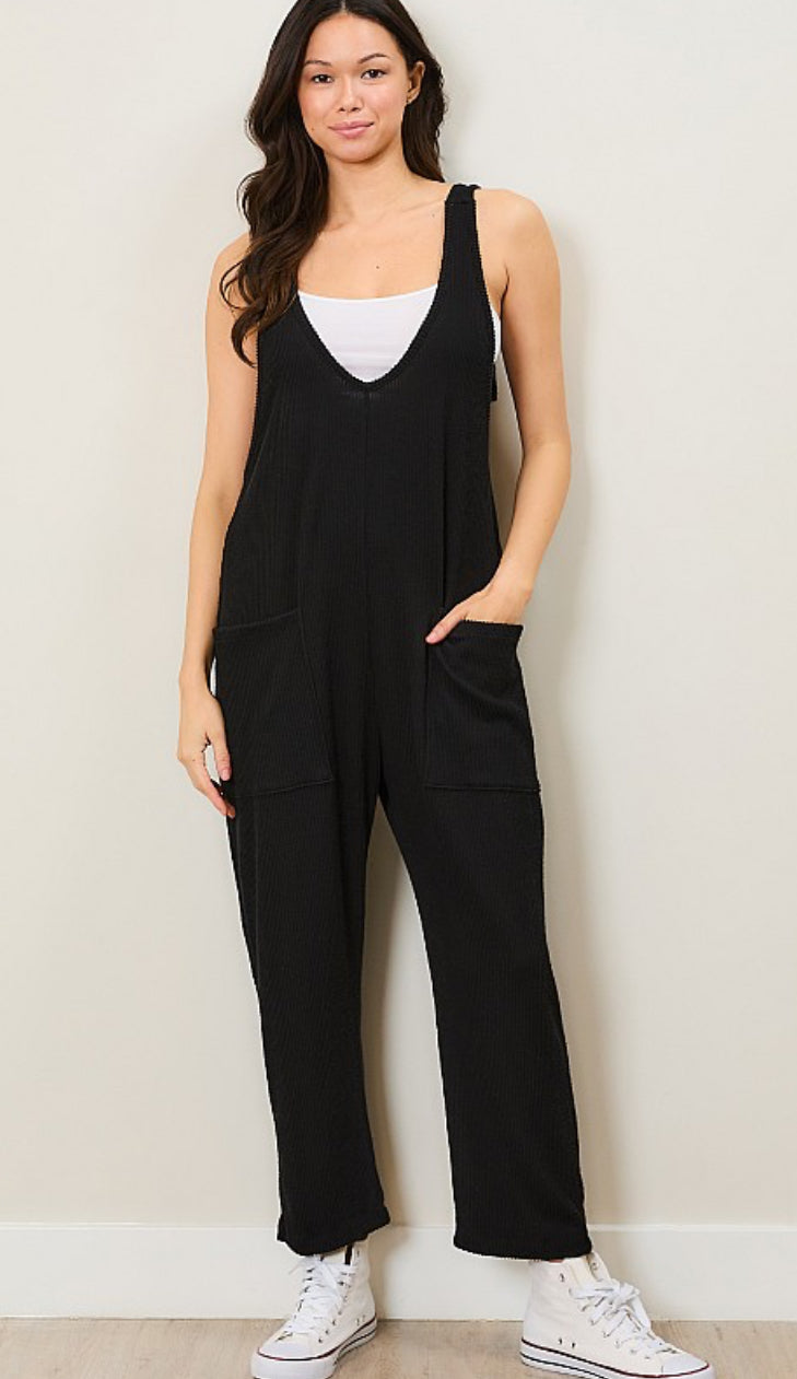 Wave Rib Scoop Jumpsuit