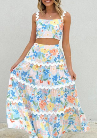 Floral Maxi Skirt