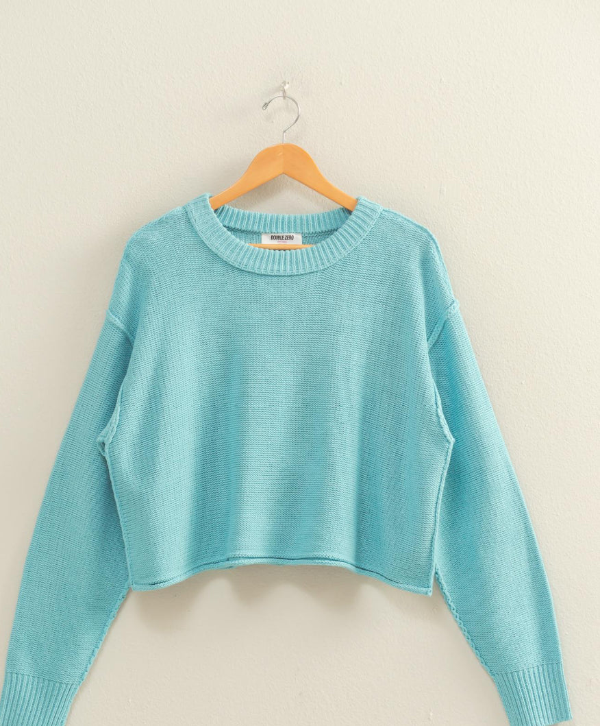 Cropped Oversized Sweater