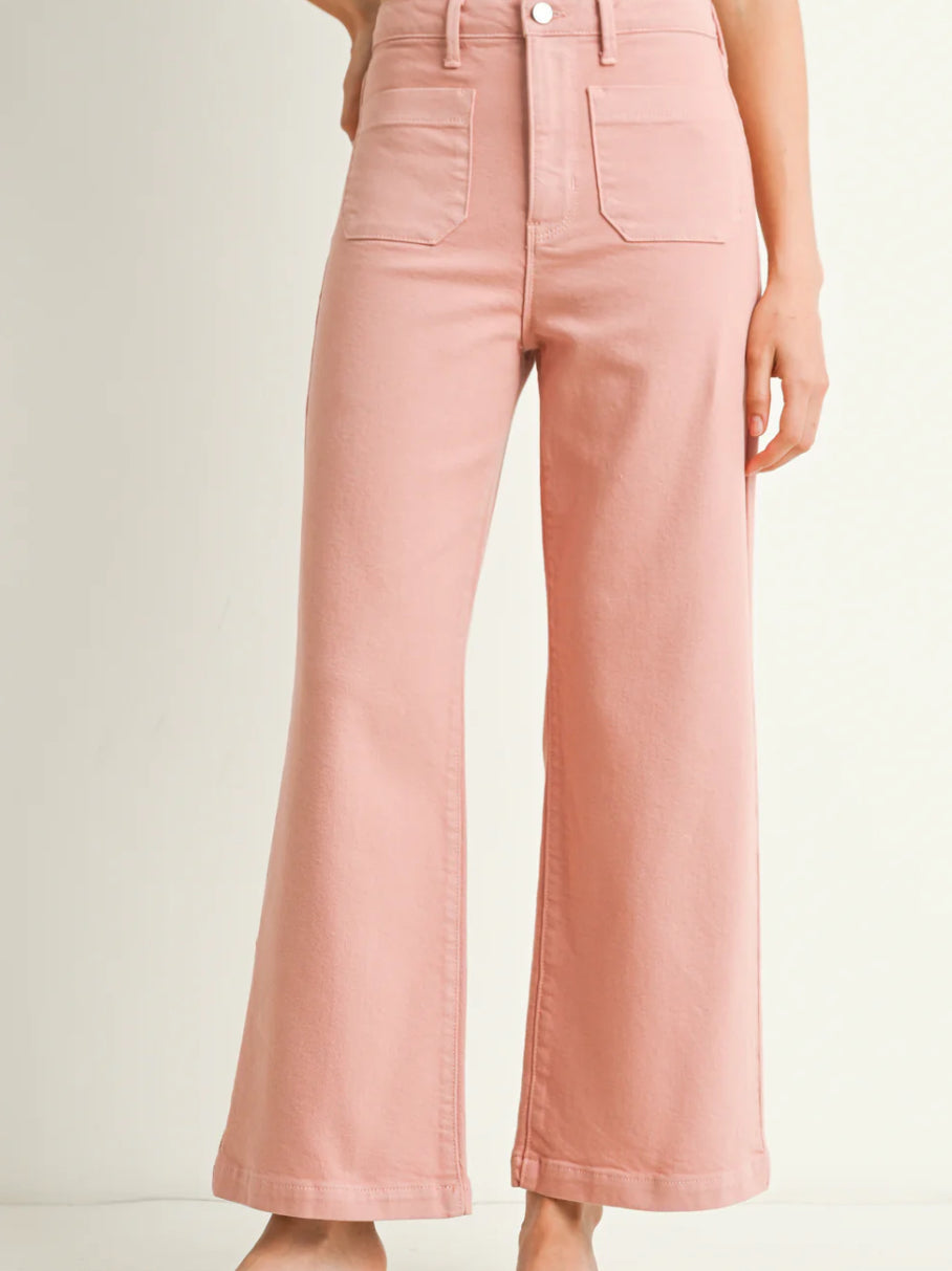 Patch Pocket Wide Leg