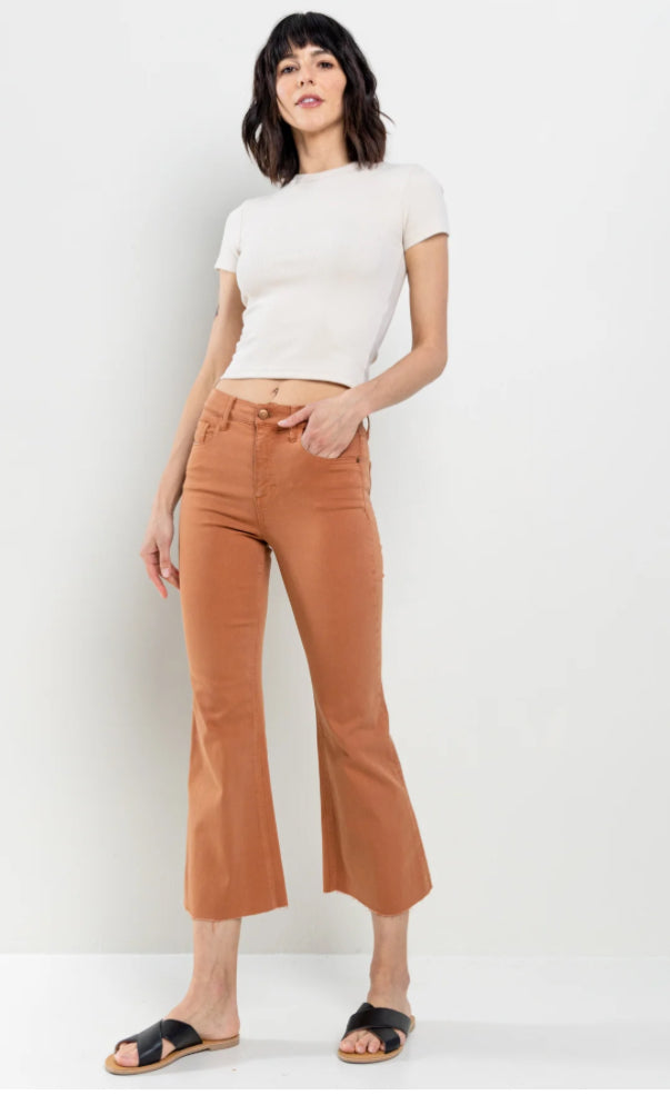 High Rise Kick Flare Jeans
