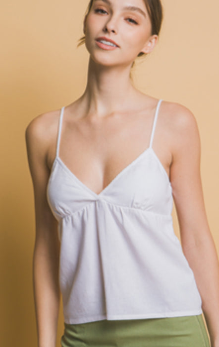 Baby Doll Tank with Tie Back